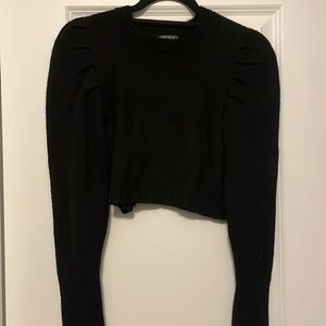 Cropped Black Sweater